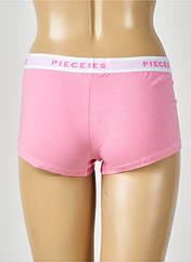 Shorty rose PIECES pour femme seconde vue