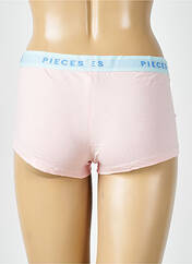 Shorty rose PIECES pour femme seconde vue