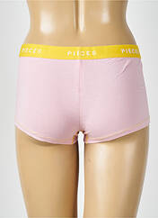 Shorty rose PIECES pour femme seconde vue
