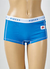 Shorty bleu PIECES pour femme seconde vue