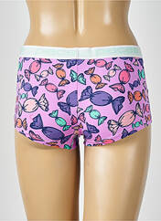 Shorty violet PIECES pour femme seconde vue