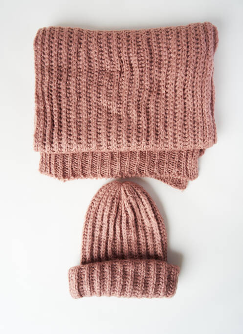 Echarpe marron PIECES pour femme