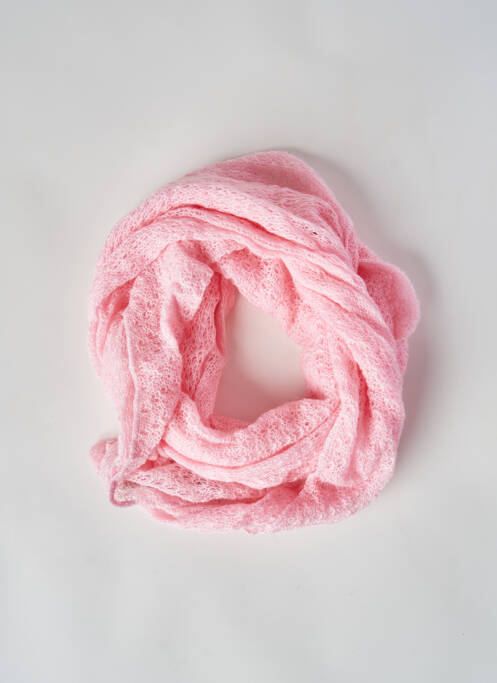 Echarpe rose PIECES pour femme