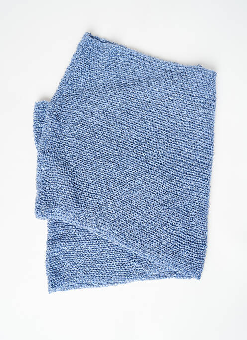 Col / Tour de cou bleu PIECES pour femme