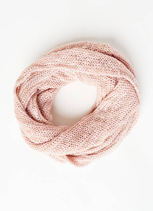 Echarpe rose PIECES pour femme