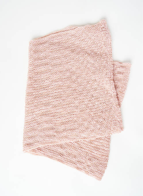 Echarpe rose PIECES pour femme