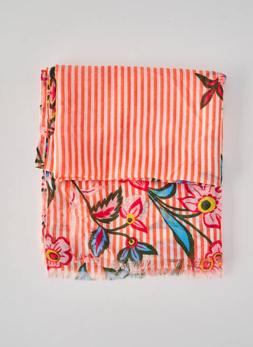 Foulard orange EDC pour femme