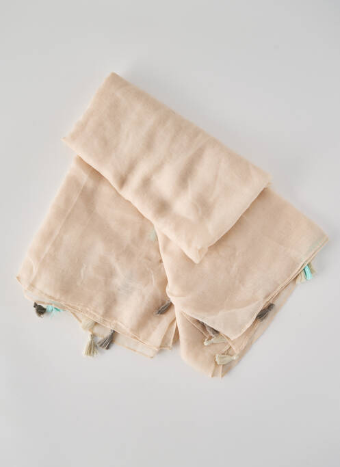 Foulard gris PIECES pour femme