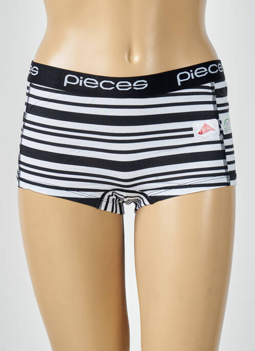 Shorty noir PIECES pour femme