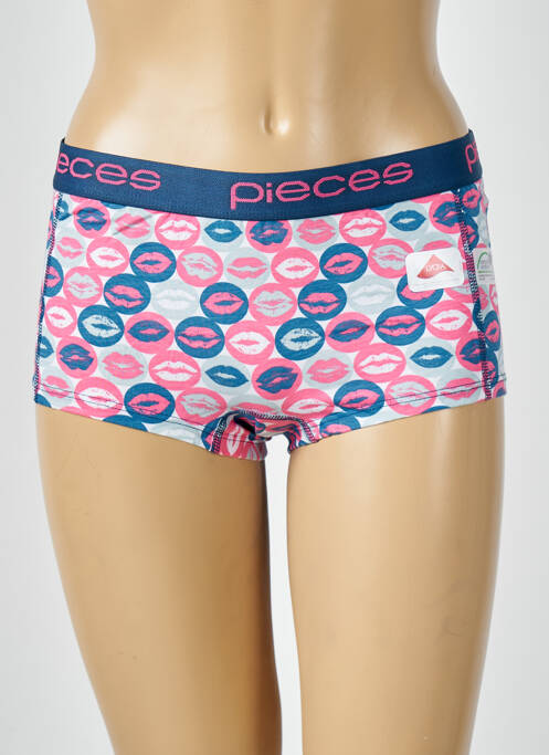 Shorty blanc PIECES pour femme