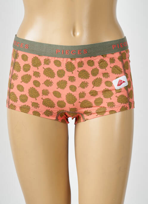 Shorty vert PIECES pour femme