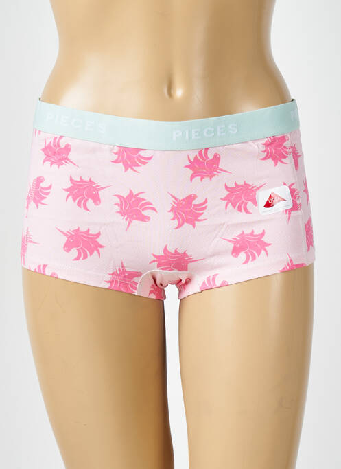 Shorty vert PIECES pour femme