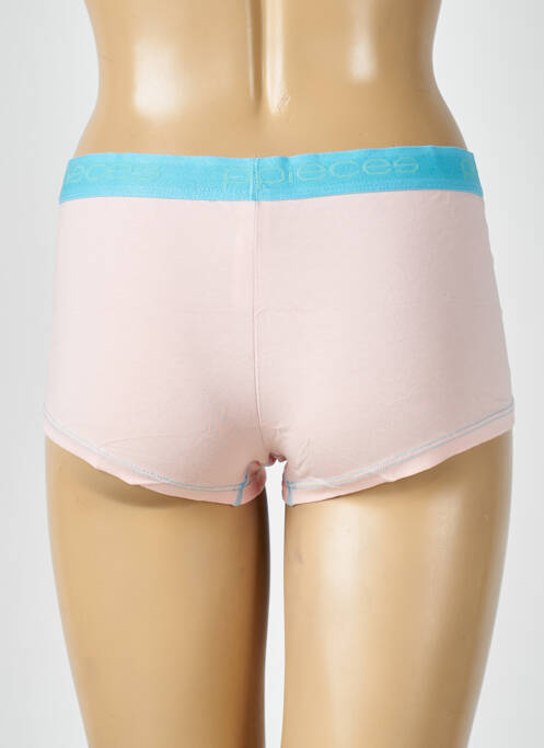 Shorty rose PIECES pour femme
