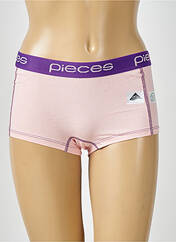 Shorty rose PIECES pour femme seconde vue