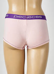 Shorty rose PIECES pour femme seconde vue