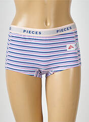 Shorty rose PIECES pour femme seconde vue