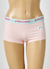 Shorty rose PIECES pour femme seconde vue
