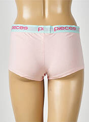 Shorty rose PIECES pour femme seconde vue
