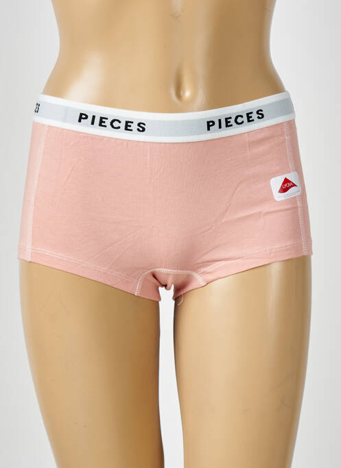 Shorty rose PIECES pour femme