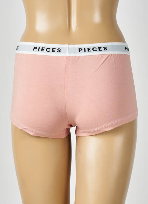 Shorty rose PIECES pour femme