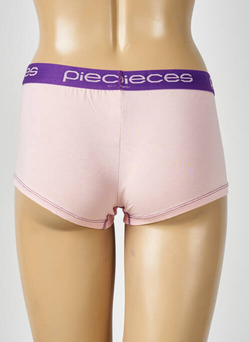 Shorty rose PIECES pour femme