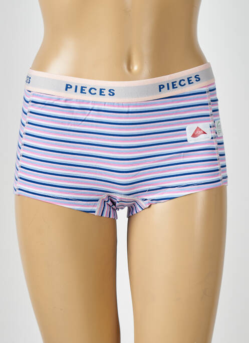 Shorty rose PIECES pour femme