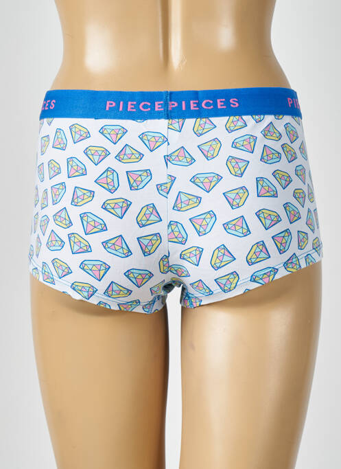 Shorty blanc PIECES pour femme