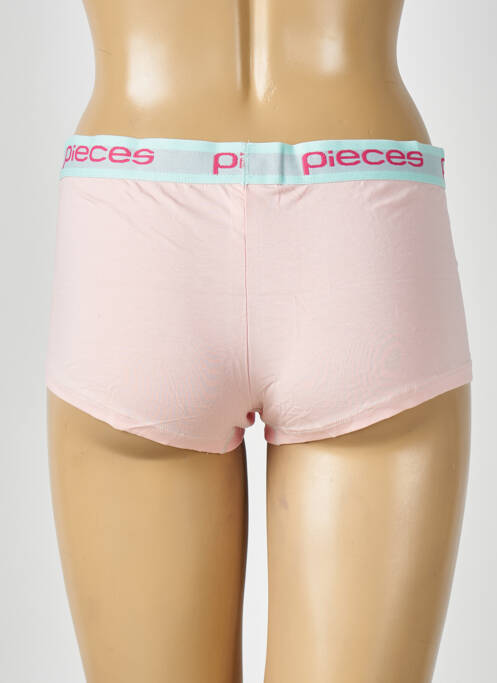 Shorty rose PIECES pour femme