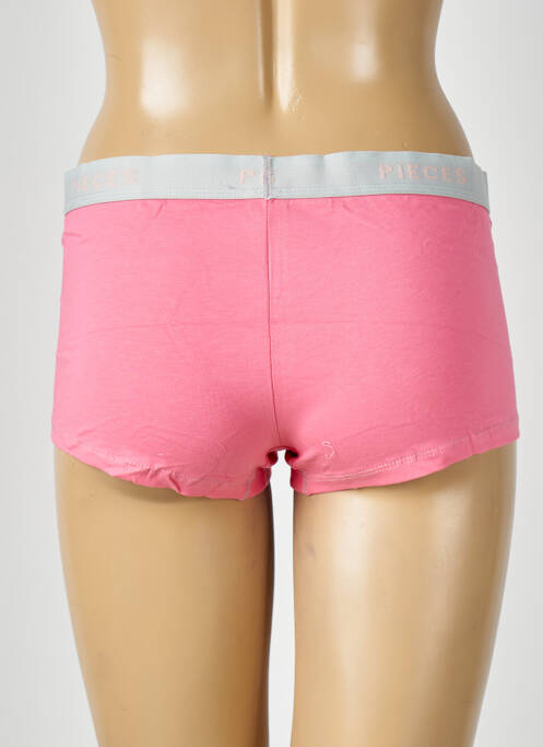 Shorty rose PIECES pour femme