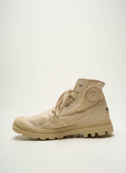 Baskets beige PALLADIUM pour homme
