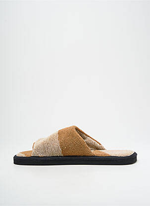 Chaussons/pantoufles beige OAS COMPANY homme