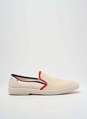 Mocassins beige RIVIERAS pour homme
