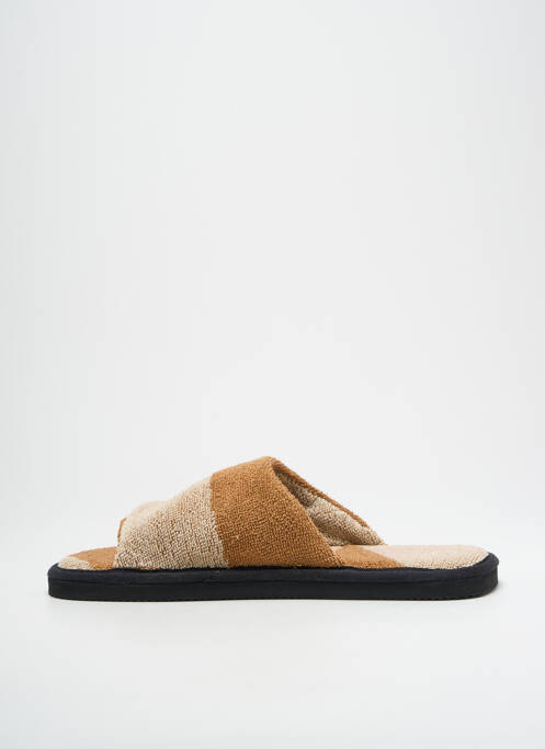 Chaussons/Pantoufles beige OAS COMPANY pour homme