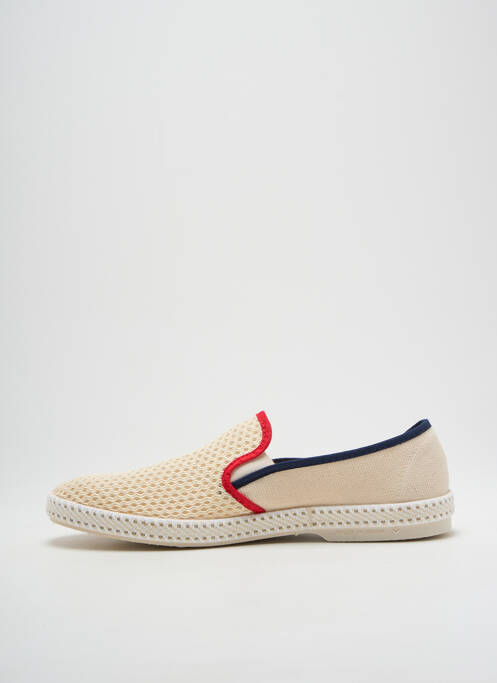 Mocassins beige RIVIERAS pour homme