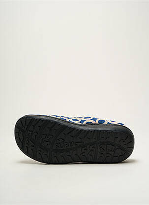 Chaussons/pantoufles bleu SUBU femme