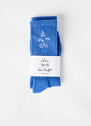 Chaussettes bleu CLAE homme