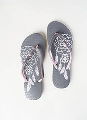 Tongs gris ISOTONER pour femme seconde vue