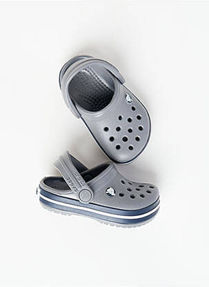 Mules/sabots bout rond bout rond gris CROCS garçon