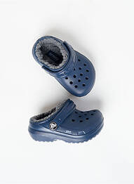 Chaussons/pantoufles bout rond bout rond bleu CROCS enfant