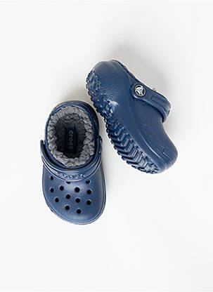 Chaussons/pantoufles bout rond bout rond bleu CROCS enfant