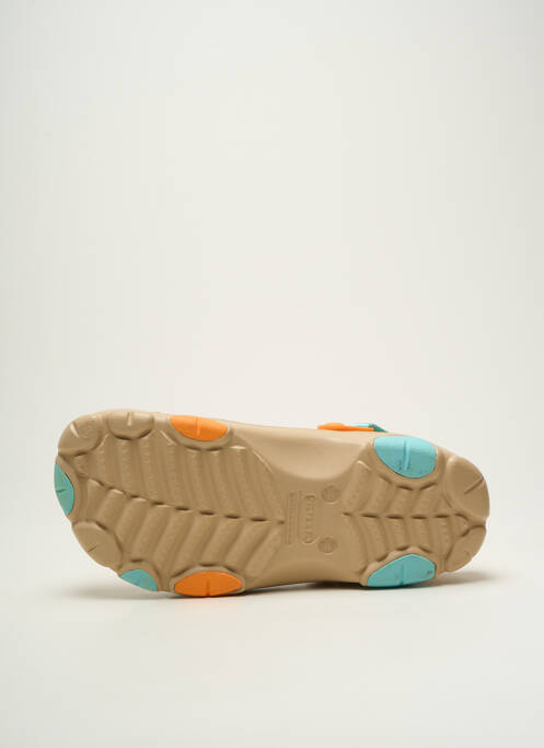 Sandales/Nu pieds beige CROCS pour homme