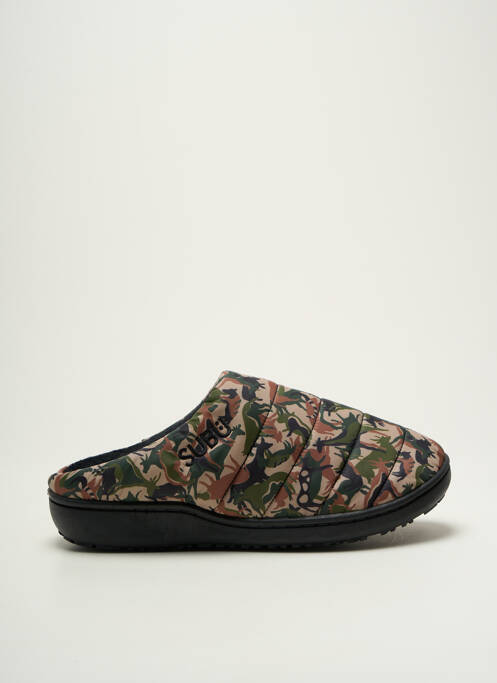 Chaussons/Pantoufles kaki SUBU pour femme