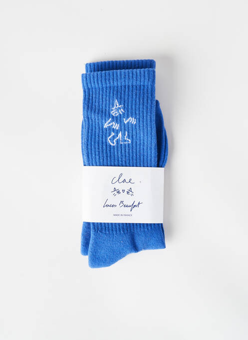 Chaussettes bleu CLAE pour homme
