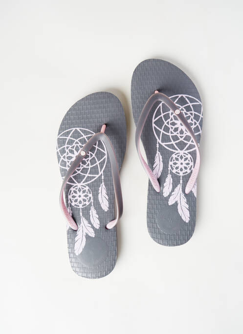 Tongs gris ISOTONER pour femme