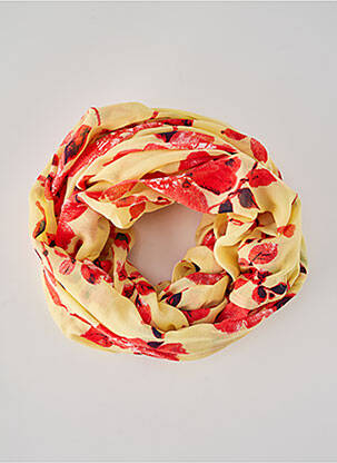 Foulard jaune PIECES femme