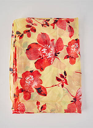 Foulard jaune PIECES femme