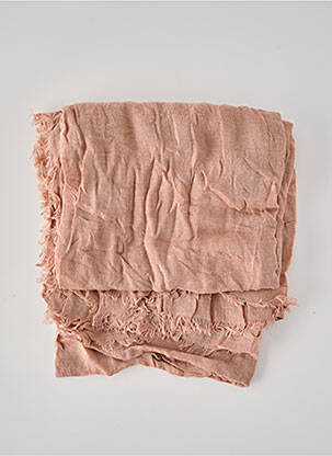 Foulard rose MANGO pour femme