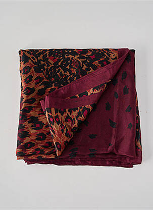 Foulard rouge PIECES pour femme