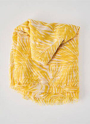 Foulard jaune PIECES femme