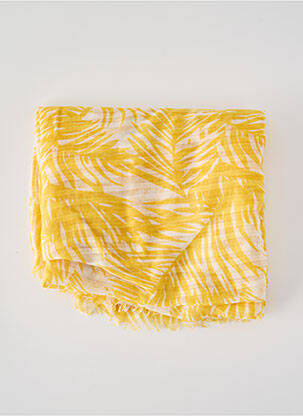 Foulard jaune PIECES femme
